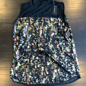 Ashley Stewart sequin blouse